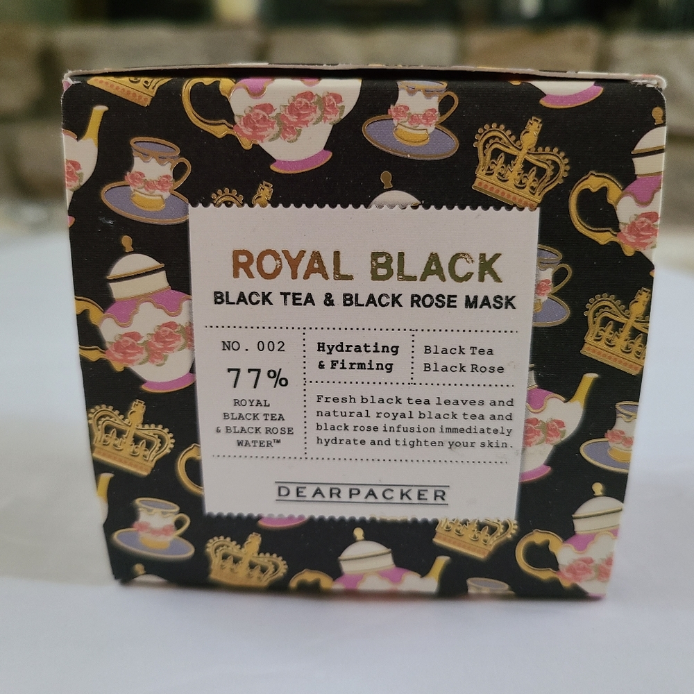 Royal Black Black Tea & Rose Mask 3.4oz